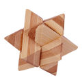 Wooden Kong Ming Lock Lu Ban Lock IQ Brain Teaser Educational Toy for Kids Children Montessori 3D Puzzles Game Unlock Toys Adult MuXiaRe.