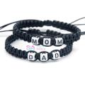 Letter Beads( Text your Name ) Handmade Bracelet with Slip Knott for Adults and Kids. 