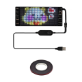 LED Pixel Panel,USB 5V Flexible LED Module RGB Scrolling Text Animation Display,Bluetooth APP Durable Easy Install. 