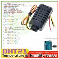 Aosong AM2301 Capacitance Digital Temperature and Humidity Temperature Sensor DHT-22 DIY KIT for Made Hygrometer Humidity and Temperature Controller use in Arduino Uno R3 DHT21.