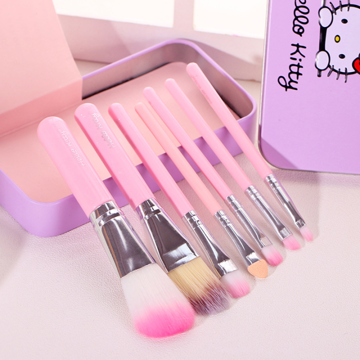 Hello%20Kitty%20Makeup%20Fever%20Mini%20Brush%20Set%20(Pink)%207pcs%20-%20Image%203