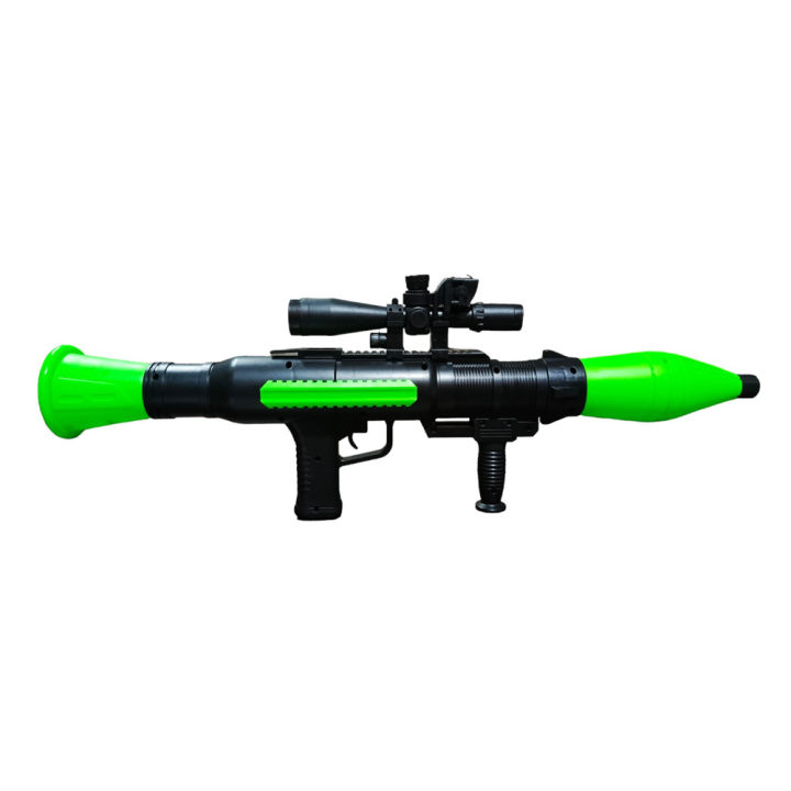 Rocket Launcher Toy Gun For Kids Multicolor
