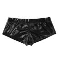 Womens Fashion Shorts Bottoms Shiny Faux Leather Low Waist Hot Shorts Pants for Clubwear Pole Dancing Raves Festivals Costumes. 