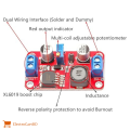 5A DC-DC Step Up Power Module Boost Volt Converter 3.3V-35V To 5V 6V 9V 12V 24V XL6019 Adjustable Output Regulator. 