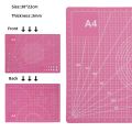 GC 11.8"x8.7" Self Healing Cutting Mat, A4 Double-Sided Adhesive Surface Rotary Cutting Mat With Gridded Measurements For Fabric Leather Cutting Quilting Modeling Project. 