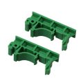 20Pcs DRG-01 PCB for DIN 35 Rail Mount Mounting Support Adapter Circuit Board Bracket Holder Carrier Clips Connectors.