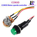 1pcs 6V 12V 24V Digital Display LED DC Motor Speed Controller,8A DC Motor Speed Controller PWM Stepless Speed Control Switch Driver with Duty Cycle LED Digital Display & Knob CCM5D. 