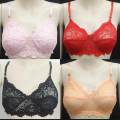 Comfortable Net Bra For Women And Girls 4pis Multicolor. 