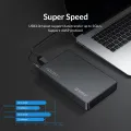 ORICO 3588US3-V1 3.5 Inch HDD Case External Hard Drive Enclosure SATA to USB 3.0 5Gbps HDD Box for 2.5 3.5 SSD Black Disk Case Tool-free. 