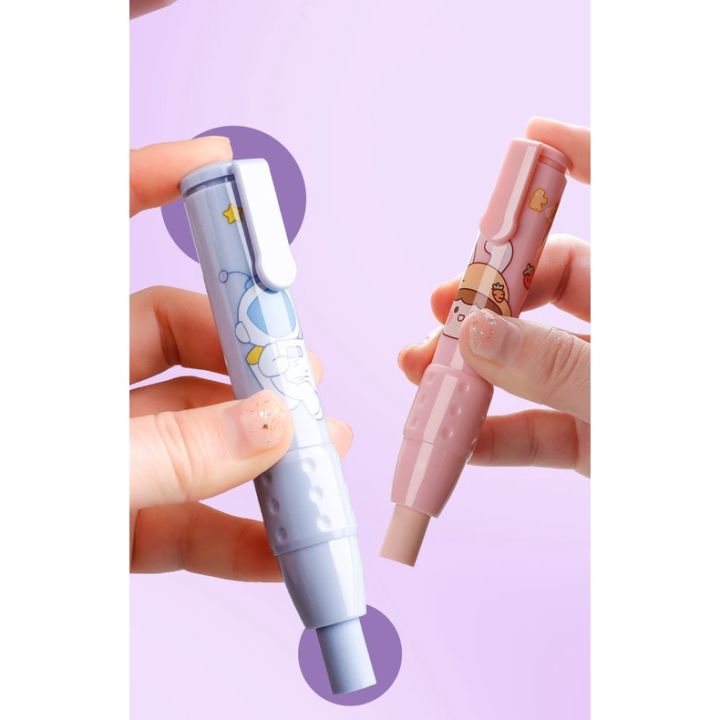 1Pcs%20Creative%20Pen-shaped%20Pressed%20Retractable%20Pencil%20Eraser%20Painting%20Dust-free%20Writing%20Rubber%20Eraser%20Refill%20Painting%20Supplies%20-%20Image%208