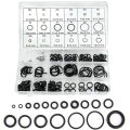 225PCS Rubber O Ring Oil Resistance O-Ring Washer Gasket Seals optimumWatertightness Assortment Different Size and Plastic Box Kit Set.