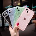 Luxury Crystal Glitter Diamond Pattern Phone Case For iPhone 13 12 11 14 Pro Max Plus X XR XS Max 11 Clear Shockproof Soft Cover. 