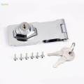 Twist Knob Keyed Locking Hasp, Cabinet Locks with Keys, Universal Easy Installation Hasp Lock, Tool Box Locks Cabinet Knob Lock for Cupboard.