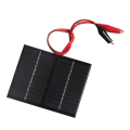 1 Pcs 12V 1.5W Solar Panel Charging Battery System Polycrystalline Solar Panel Solar Panel with Clip for Small Power Appliances. 