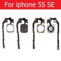 （NEW）Home Button Flex Ribbon Cable Assembly For iPhone 5S SE 6 6s plus black/white/gold/rose gold color cell phone Replacement Parts. 