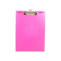 Good Luck Clip Board A4 Size Plastic Blue or Pink 1pcs.