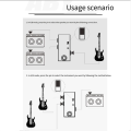 ABY Channel Electric Guitar Pedal Instrument Universal 2-Way Line Selection for Instruments Amplifiers Cabinets Effects. 