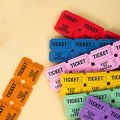 100 Pcs Raffle Tickets For Classroom Lottery Roll Of Single Paper Labels Drink Events Raffle Tickets Celebration Event Tickets. 