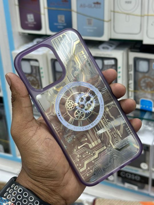 For%20iPhone%2011%20Pro%20Max%20Luang%20Gold%20Magsafe%20Magnetic%20Wireless%20Charging%20Case%20Clear%20Shockproof%20Soft%20TPU%20Protect%20Back%20Cover%20-%20Image%202