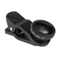 3 in 1 Cell Phone Accessory Optical Glasses Wide angle Macro Fisheye Universal Clip lens. 