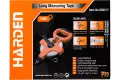 100M Measuring Tape Foldable Long Measure Tool Professional, Easy to Read, for Surveyors, Engineers and Electricians HARDEN Brand. 