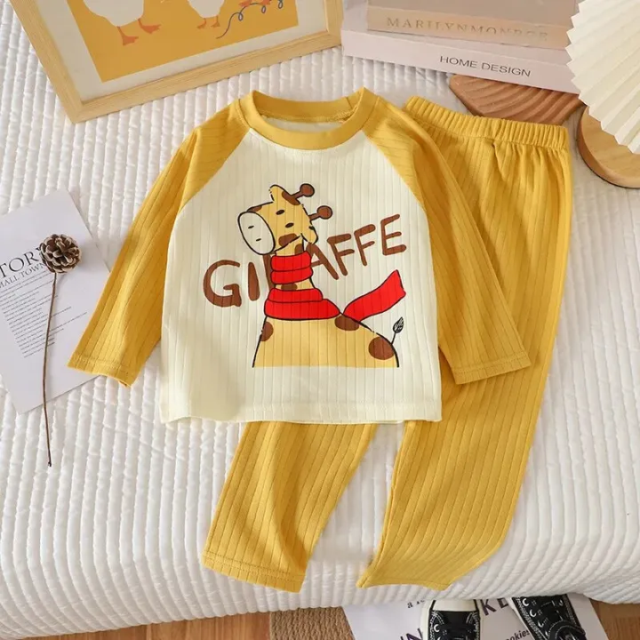 New%20Baby%20Boys%20Girls%20Warm%20Pajamas%20Kids%20Cute%20Cartoon%20Animal%20O-Neck%20T-Shirt%20Tops%20with%20Pants%20Pyjamas%20Children's%20Autumn%20Clothing%20Sets%20-%20Image%205
