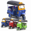 【Toy life hall】Tricycle Model Simulation Display Souvenirs Alloy Back Diecast Gift for. 