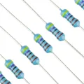 50Pcs- Tolerance 1% 4.7 Ohm Resistor 4.7 Ohm Carbon Film Resistor 4.7 Ohm 1/4W Resistance 0.25 Watt Fixed Resistors 2 Pin Leads. 