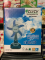 Click Rechargeable Table Fan 12'' Blue.