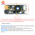 QC3.0 QC2.0 Double USB Type-C Mobile Phone Quick Charge Adapter DC 5V 3.5A Step Down Module For Xiaomi Huawei SCP/FCP Apple PD.