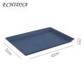 Dessert Tray Large Capacity Non-slip Food Serving Tray Bpa-free Reusable Plastic Tray for Fruits Cookies Desserts Southeast Asian Buyers' Choice.
