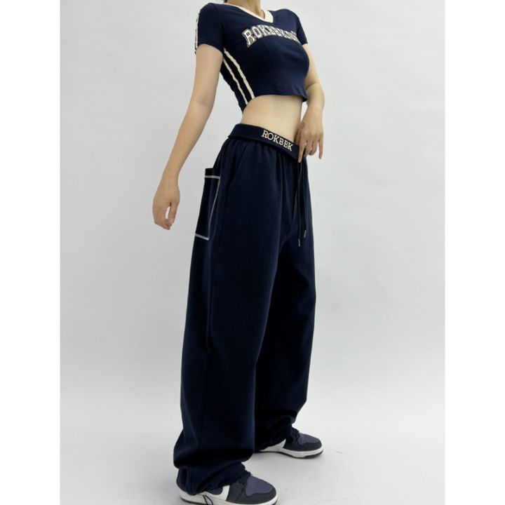 ROKBBK-K/Rokbbk-K%20Street%20DancehiphopJazz%20DancejazzPants%20Women's%20Hop%20Loose%20Trousers%20Suit%20Clothing%20-%20Image%205
