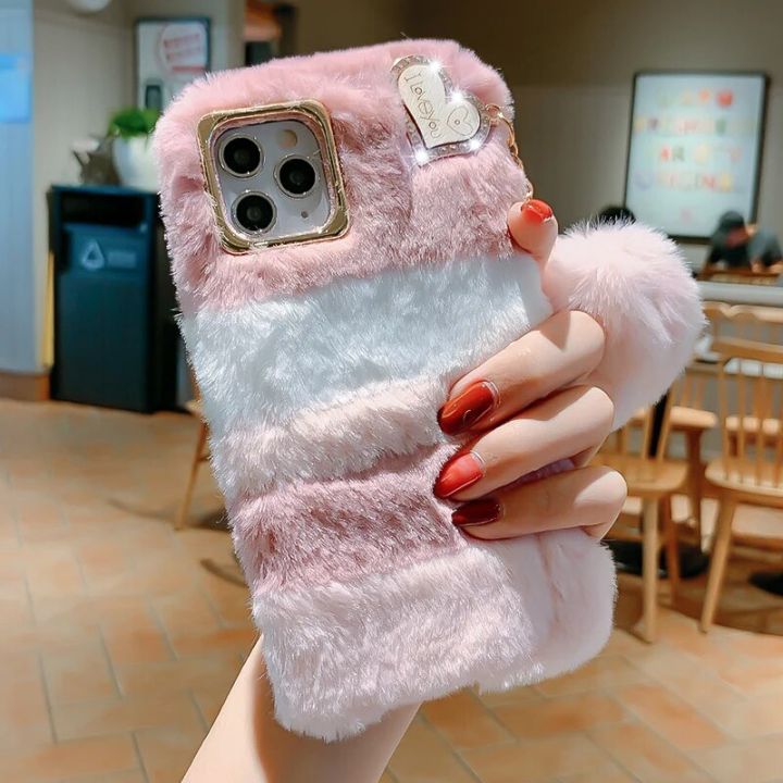 Luxury%20Love%20Pendant%20Phone%20Case%20For%20iPhone%2015%20Pro%20Max%2014%2013%2012%2011%20X%20XS%20XR%208%207%206%206S%20Plus%20SE%202020%20Cute%20Warm%20Winter%20Plush%20Fur%20Covers%20-%20Image%207