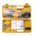 1 Set Hydraulic Crimp Tool Set 12-2/0 AWG Battery Cable Crimp Tool Hydraulic Crimp Tool with 9 Pair Die. 