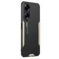 For OPPO A38 Case Aluminum Metal Matte Cover Soft Silicone Frame Camera Protection Cover for OPPO A38 Back Cover Phone Cases.