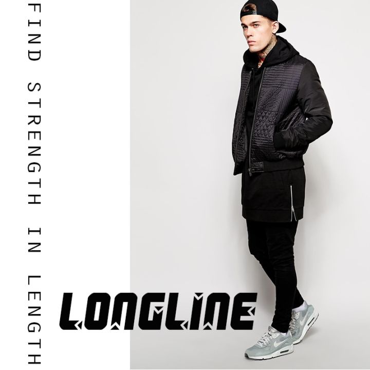 Streetwear%20Men's%20Long%20Black%20Hoodies%20Sweatshirts%20Feece%20extra%20long%20Hoody%20Side%20Zip%20Longline%20%20Hop%20elongated%20for%20men%20Hoodie%20-%20Image%207