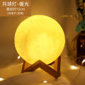 Hand Painted Space Planet Light DIY Painted Graffiti Night Light Children's Handmade Luminous Moon Light Material Pack.