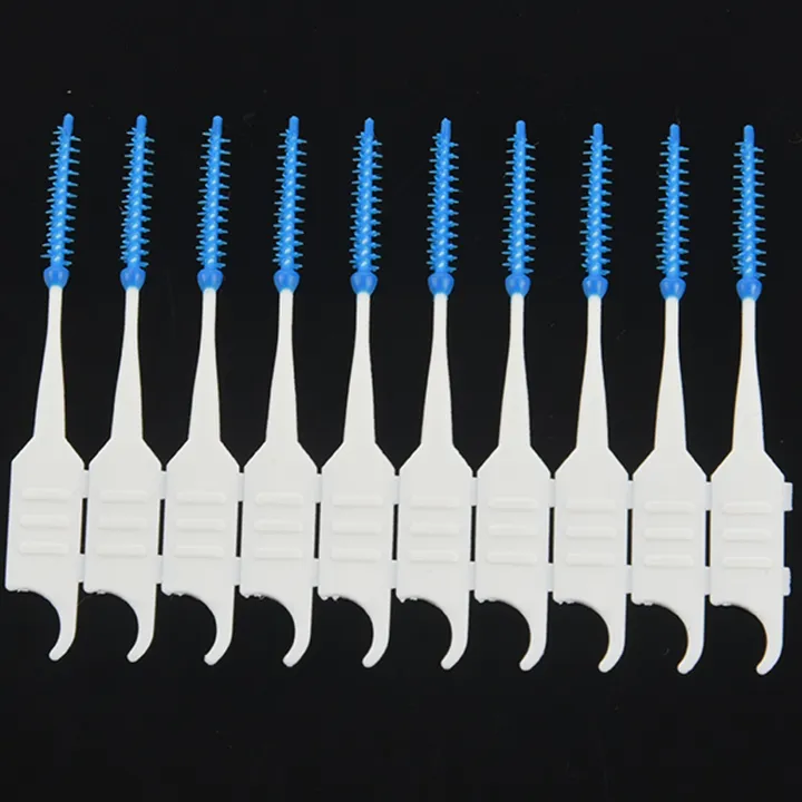40pcs%20Teeth%20Toothpicks%20Dental%20Floss%20Picks%20Interdental%20Brush%20Stick%20Tooth%20Clean%20-%20Image%202