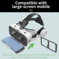 SHINECON Vr G15E Within 4.7-7 inch Screen Generation Smart Mobile Phone 3D Cinema Virtual Reality Vr Glasses Headset with Earphones Compatible iOS & Android Smartphone. 