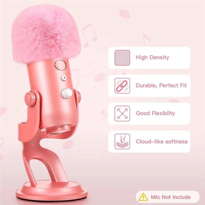 Mic%20Foam%20Cover%20for%20Blue%20Microphone%20for%20Sound%20K66%20Pink%20-%20Image%202