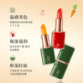 LINNSZ Lynn Makeup Warm Color Change Lip Balm, Carrot Red Cherry Warm Change Lipstick, Light Lip Lines Moisturize the Lips.