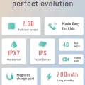 K15 Smart Watch Kids Touch Screen 4G Video Call SOS Positioning Watch Waterproof Student Smartwatch for Kids Boys Girl. 