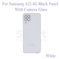 Samsung Galaxy A22 4G Back Panel/Backshell/ Casing + With Camera Lens + Side Buttons With Logo-All Colors Available. 