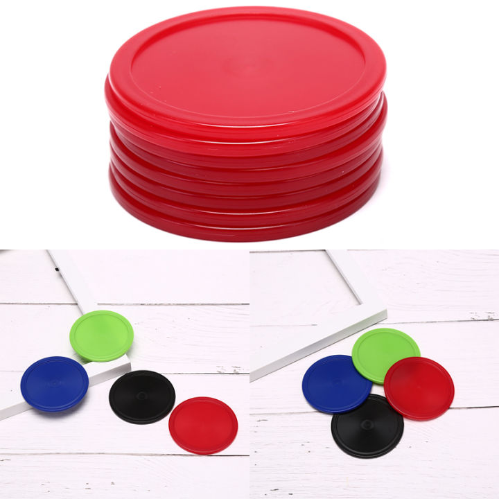 thumbnail image 2 of 8Pcs Air Hockey Replacement Pucks 2.5inch Plastic Round Air Ice Hockey Pucks Heavy Hockey Tables Pucks Easy To Use 2 of 12