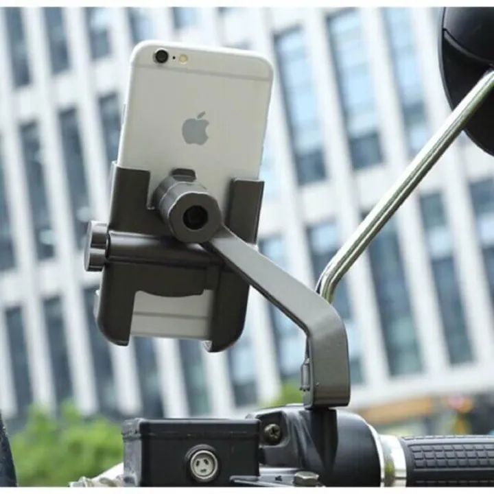 Mirror%20Bracket%20Motorcycle%20Mobile%20Phone%20Bracket%20Mountain%20Bike%20Aluminum%20Alloy%20BIKE%20Mobile%20Phone%20Holder%20/%20Stand%20-%20Image%204