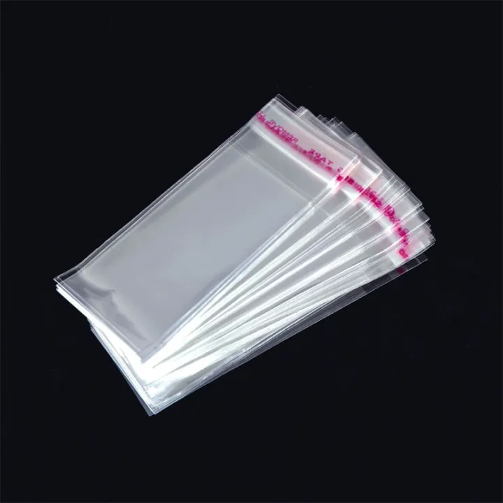 200pcs%20Width%205cm/6cm/7cm/8cm%20Transparent%20Cellophane%20Bags%20Candy%20Chocolate%20Pack%20Plastic%20Pouch%20Gift%20Self%20Adhesive%20Bag%20Accessories%20-%20Image%205