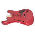 Electric Guitar Body Solid Wooden Electric Guitar Body Pre Drilled for Upgrade.