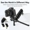 Ulanzi TT38 One-click Quick Release Tripod Uka Tripod Top Handle Grip for Camera Netting bracket with a Hidden Hook 180° Tilt. 