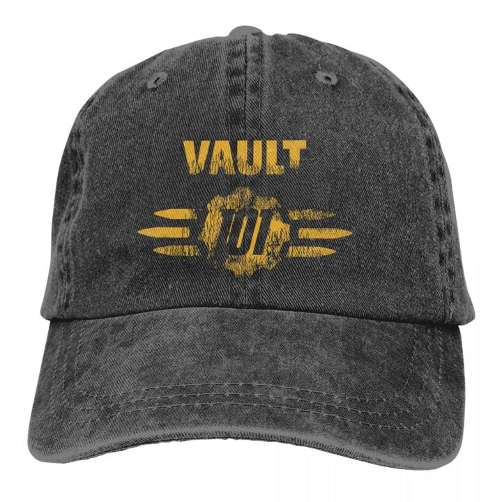 Pure Color Dad Hats Worn Vault 101 Women's Hat Sun Visor Baseball Caps Fallout Shelter Resident Strategy Game Peaked Cap