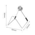 JOUYI Magnetic Sponge Holder for Kitchen Sink Caddy Stainless Steel No Drilling with Adhesives Waterproof Kitchen Accessories.